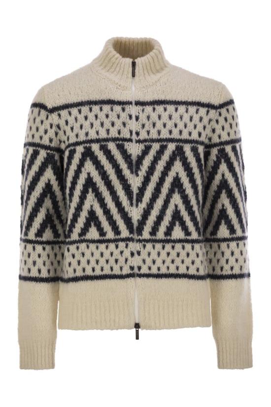 24FW 페세리코 집업 니트 R59375F03 C03 NATURAL