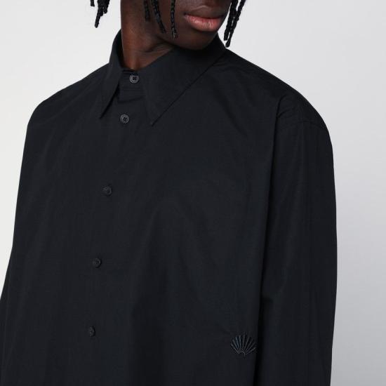  뉴 암스테르담 서프 어쏘시에이션 긴팔 셔츠 2402017001CO BLK BLACK - NEW AMSTERDAM SURF ASSOCIATION