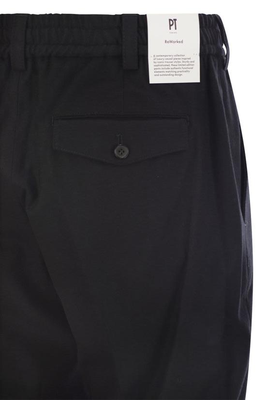  피티제로우노 스트레이트 팬츠 CORFRBB30REWTO03 0990 BLACK - PT01