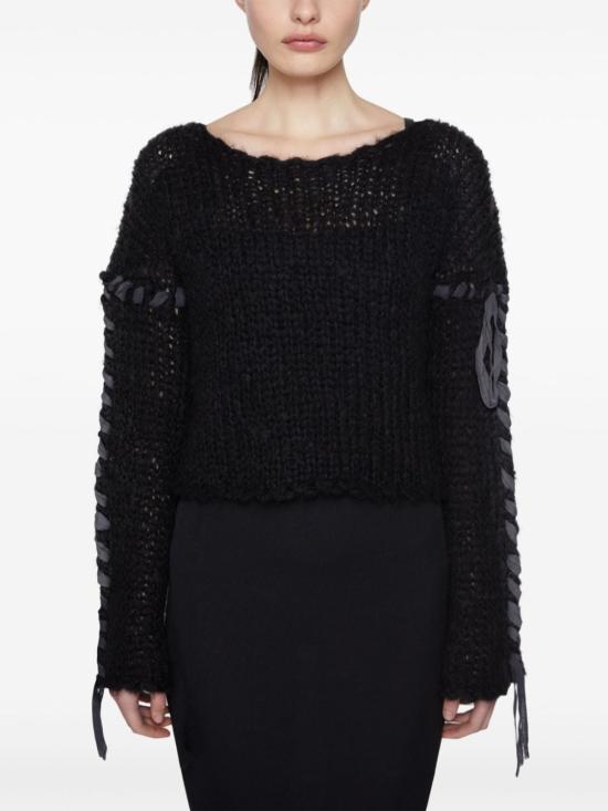  아크네 스튜디오 스웨터 A60544900 Black - ACNE STUDIOS