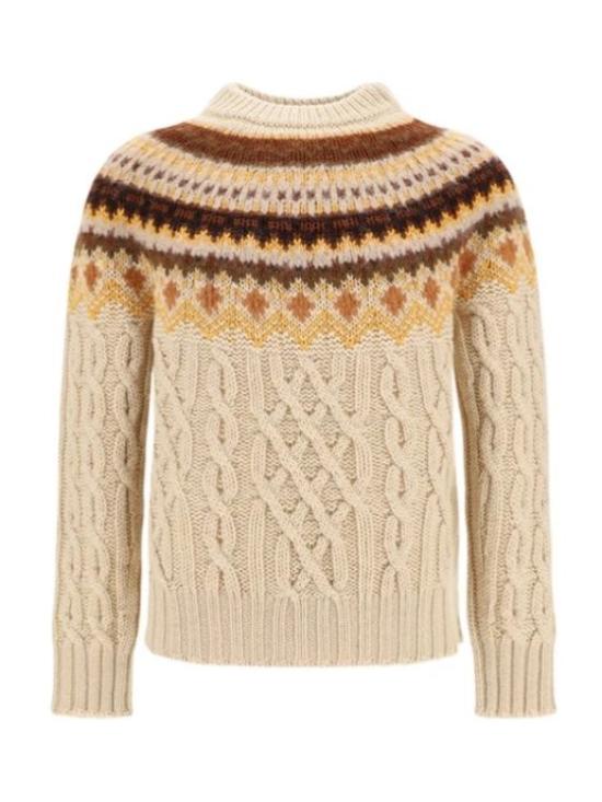 24FW 몽클레어 스웨터 J20979C00004M4503 LIGHTBEIGE