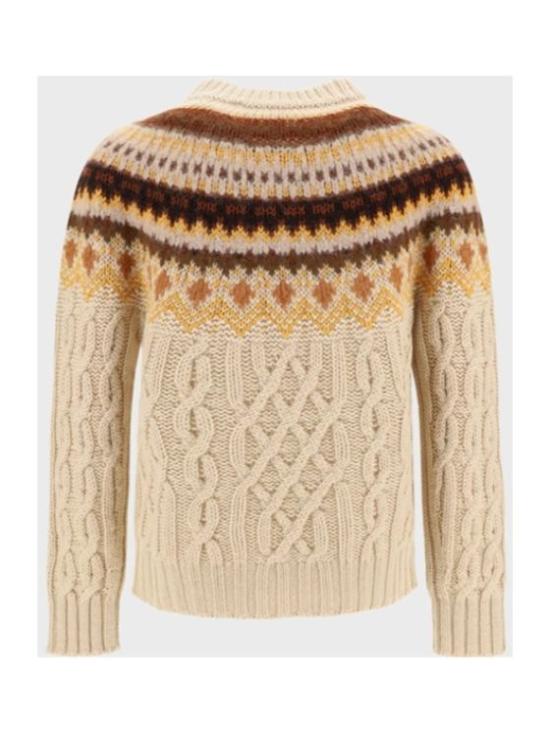 24FW 몽클레어 스웨터 J20979C00004M4503 LIGHTBEIGE - MONCLER