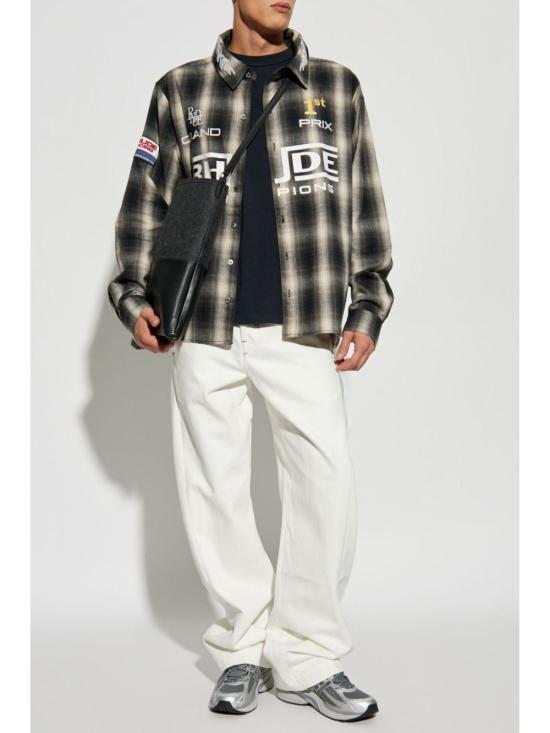  루드 긴팔 셔츠 RHPF24SR02320 BLACKGREY - RHUDE