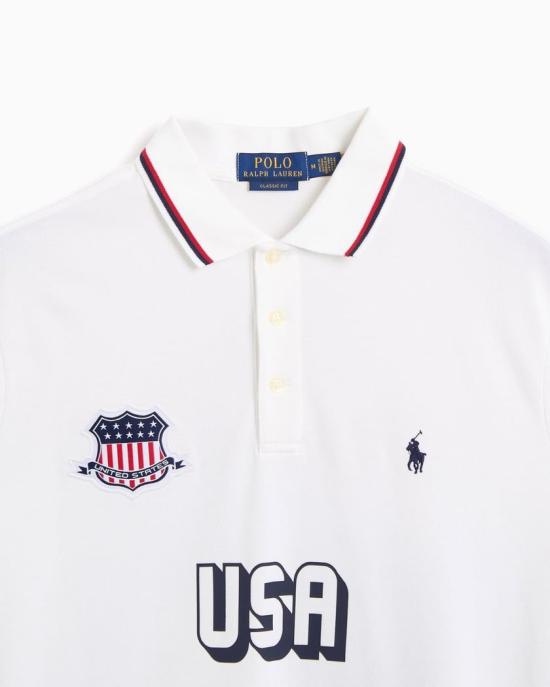 24FW 폴로 랄프로렌 폴로 티셔츠 710944666001 WHITE - POLO RALPH LAUREN