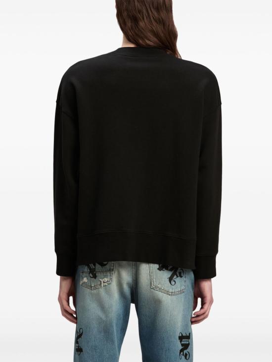 24FW 팜앤젤스 스웨터 PMBA026F24FLE011 1060 black - PALM ANGELS