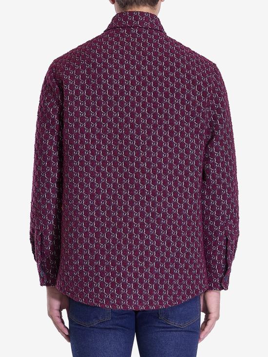  구찌 긴팔 셔츠 787904ZAQ5N 6419 Burgundy - GUCCI