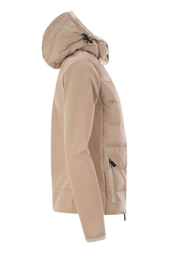  몽클레어 후드 티셔츠 J20988G00025 511 LIGHT PINK - MONCLER