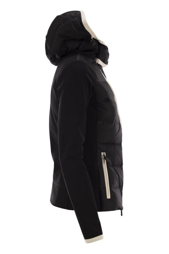  몽클레어 후드 티셔츠 J20988G00025 999 BLACK - MONCLER