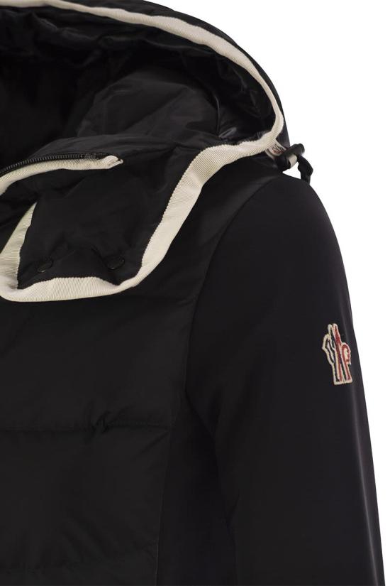  몽클레어 후드 티셔츠 J20988G00025 999 BLACK - MONCLER