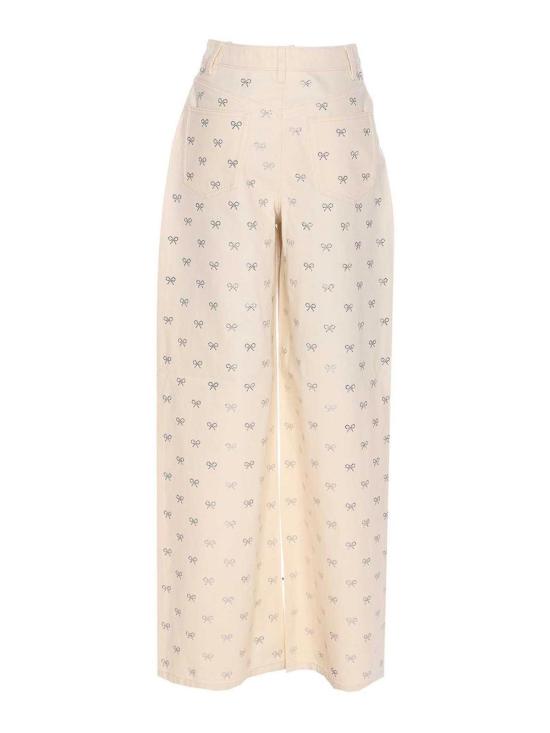  셀프 포트레이트 스트레이트 팬츠 829PCREAM White - SELF PORTRAIT