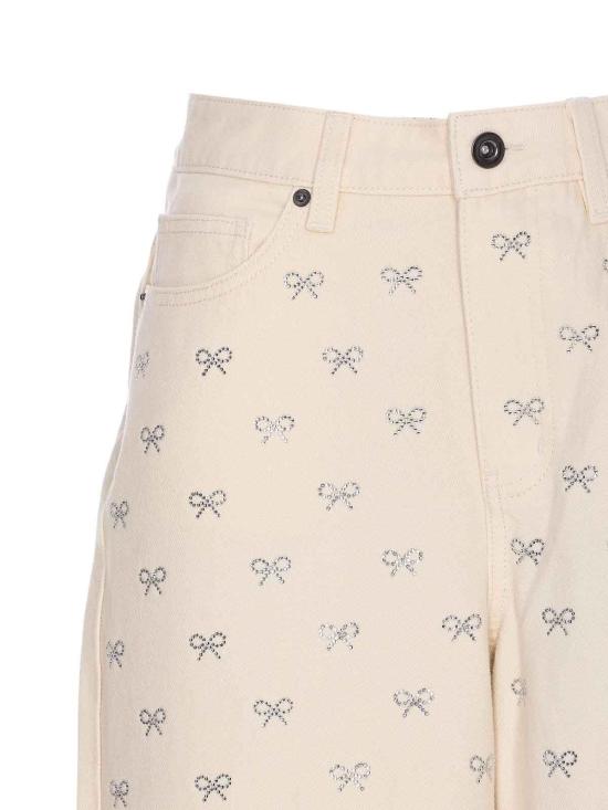  셀프 포트레이트 스트레이트 팬츠 829PCREAM White - SELF PORTRAIT