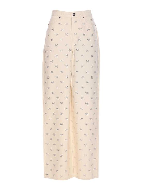  셀프 포트레이트 스트레이트 팬츠 829PCREAM White