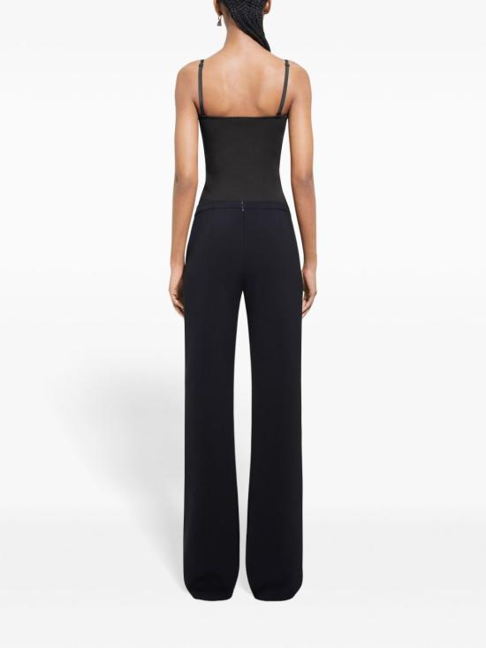  쿠레쥬 스트레이트 팬츠 424CPA276PL01599999 Black - COURREGES