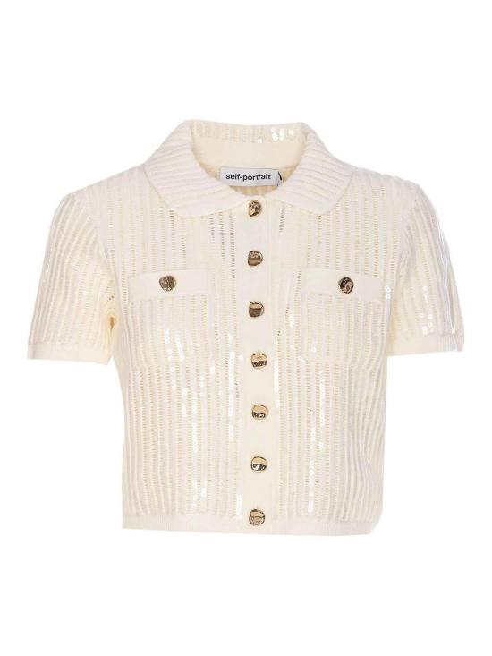  셀프 포트레이트 민소매 티셔츠 126TWHITE White