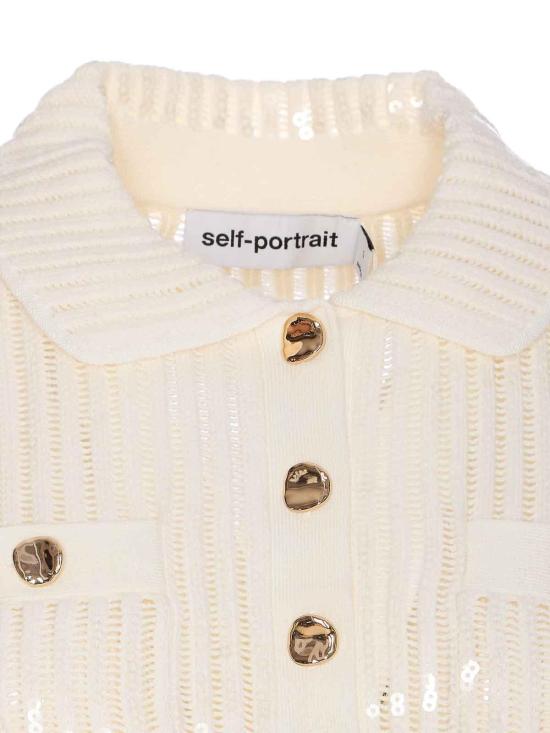  셀프 포트레이트 민소매 티셔츠 126TWHITE White - SELF PORTRAIT