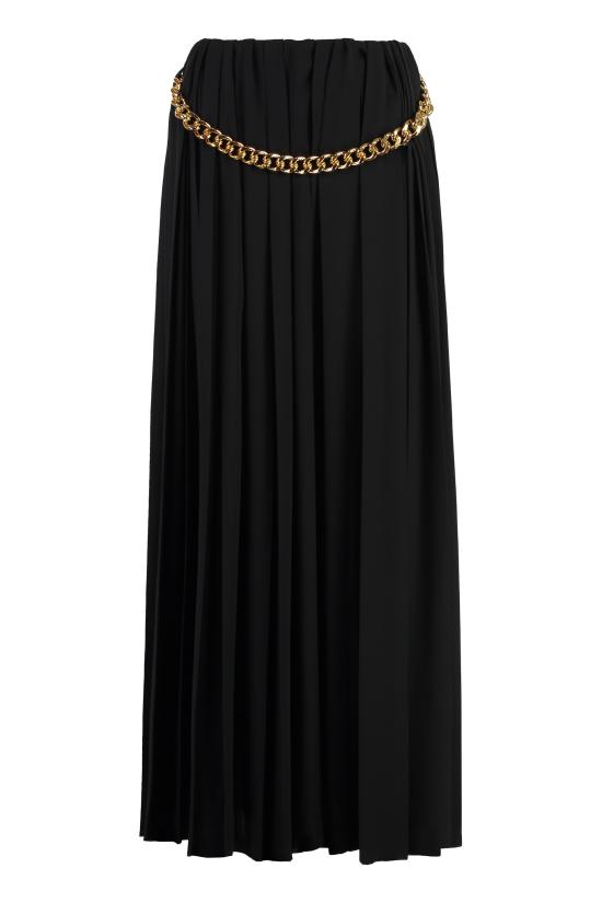  발렌시아가 롱 스커트 808778TGO08 1000 BLACK - BALENCIAGA