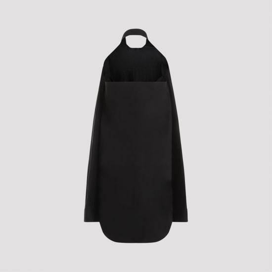  발렌시아가 서스펜디드 셔츠 드레스 809049TNM60 1000 BLACK - BALENCIAGA