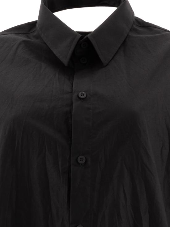  발렌시아가 서스펜디드 셔츠 드레스 809049TNM601000 BLACK - BALENCIAGA