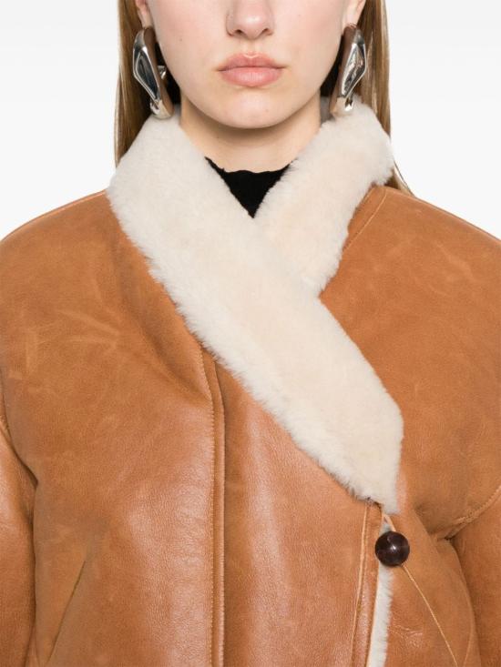 24FW 이자벨마랑 무스탕 MA0261FAB3A01I11CN CINNAMON - ISABEL MARANT