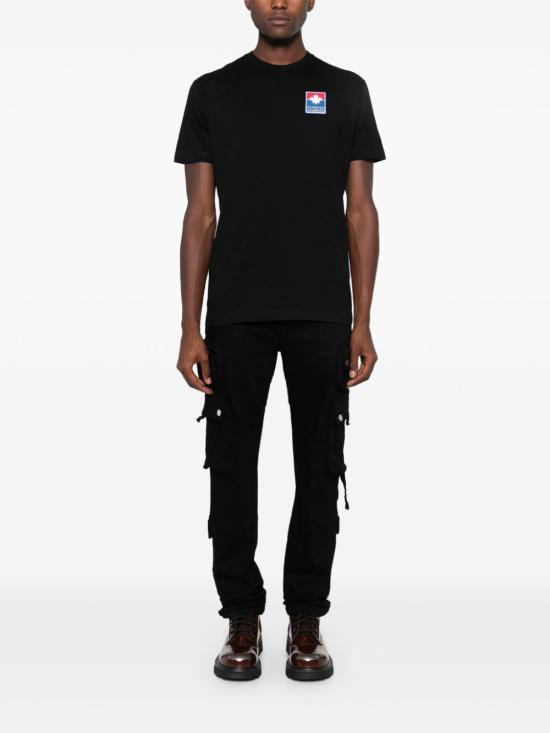  디스퀘어드2 반팔 티셔츠 S71GD1469S23009900 BLACK - DSQUARED2