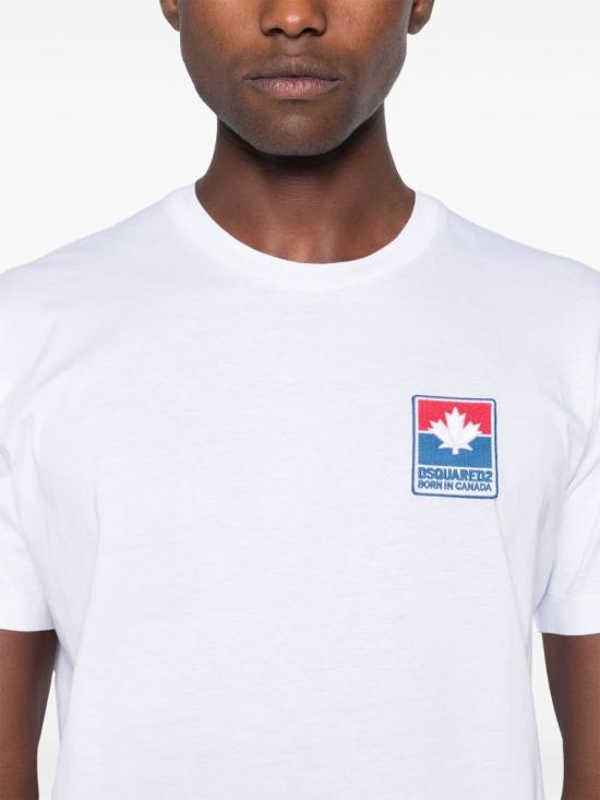  디스퀘어드2 반팔 티셔츠 S71GD1469S23009100 WHITE - DSQUARED2