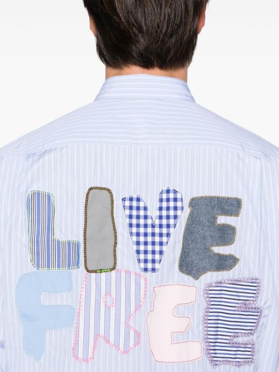  꼼데가르송 긴팔 셔츠 FNB038W24 STRIPATCH - COMME DES GARCONS