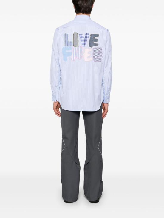  꼼데가르송 긴팔 셔츠 FNB038W24 STRIPATCH - COMME DES GARCONS