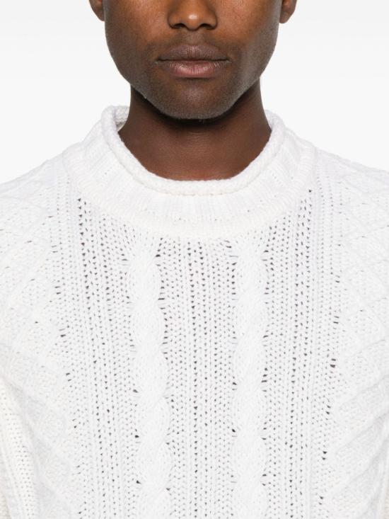  씨피 컴퍼니 스웨터 17CMKN312A110149A GAUZEWHITE - C.P. COMPANY