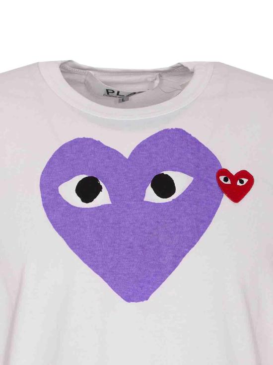 26SS 꼼데가르송 반팔 티셔츠 T1061 Purple - COMME DES GARCONS
