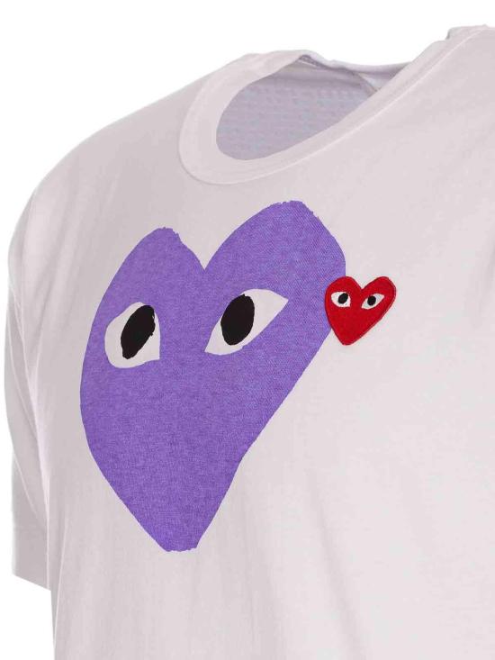 26SS 꼼데가르송 반팔 티셔츠 T1061 Purple - COMME DES GARCONS
