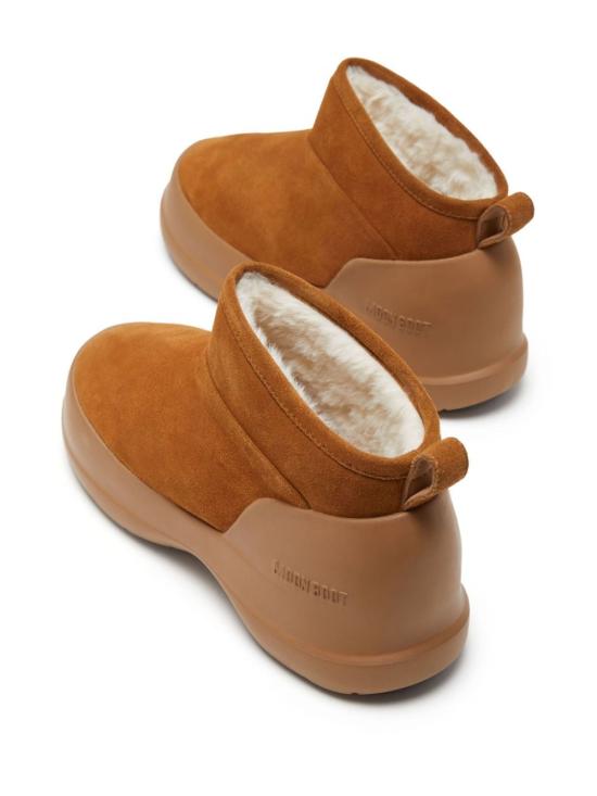  문부츠 부츠 2480040DM008 Leather Brown - MOON BOOT