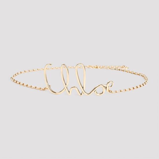 26SS 끌로에 레귤러 벨트 CHC24AC068CB7 9DC METALLIC - CHLOE