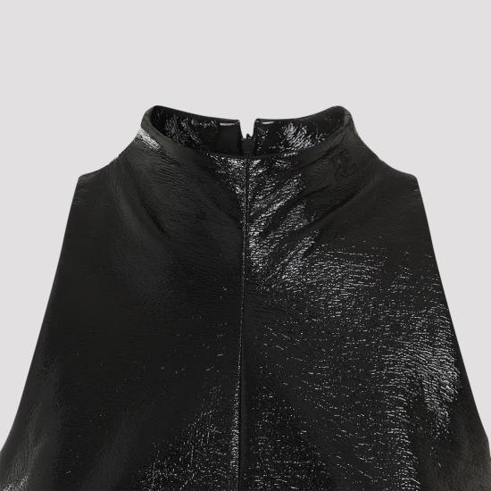 24FW 쿠레쥬 숏 원피스 324CRO456VY0014 9999 BLACK - COURREGES