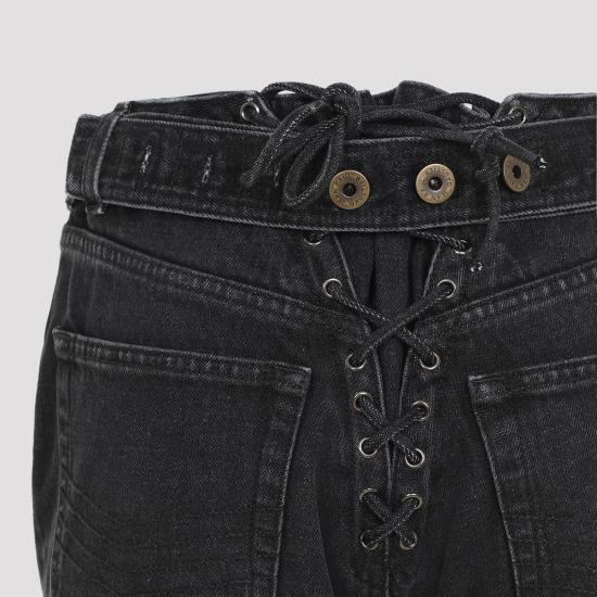  장 폴 고티에 스트레이트 팬츠 FJE148LPD016 06 BLACK - JEAN PAUL GAULTIER