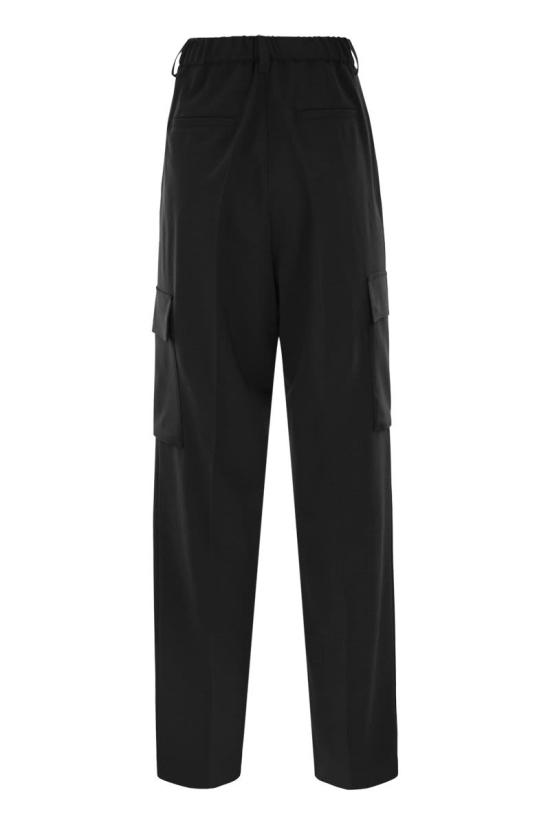  에르노 스트레이트 팬츠 PT000066D 9300 BLACK - HERNO