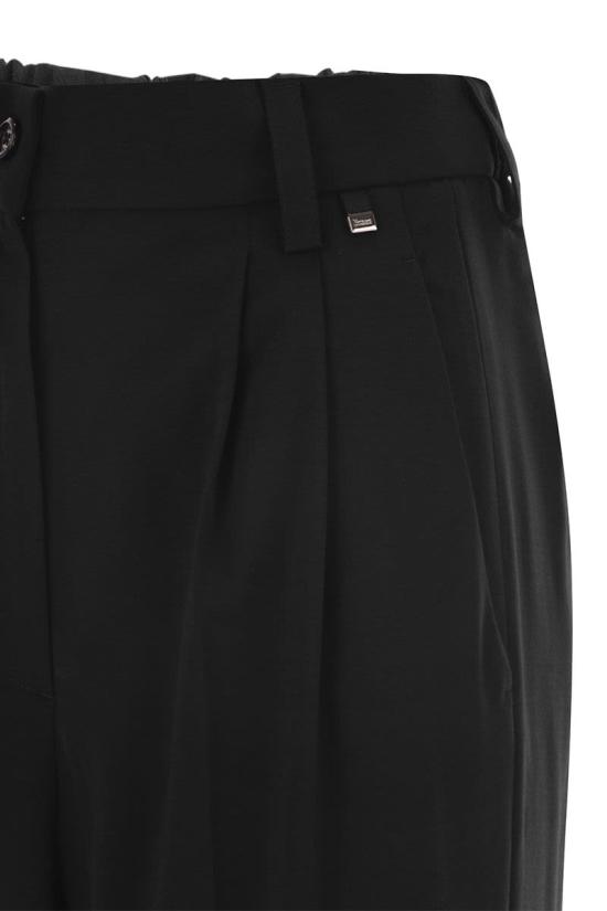  에르노 스트레이트 팬츠 PT000066D 9300 BLACK - HERNO