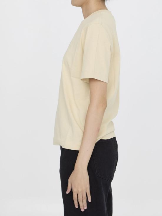 24FW 버버리 로고 코튼 티셔츠 8097925 C1490 BEIGE - BURBERRY