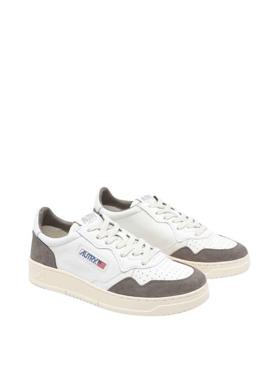 25FW 오트리 메달리스트 로우 스니커즈 AULMGS45 White - AUTRY