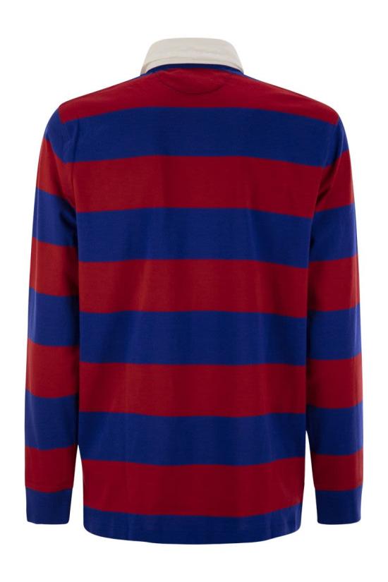 24FW 폴로 랄프로렌 폴로 티셔츠 710717116 048 RED BLUE - POLO RALPH LAUREN