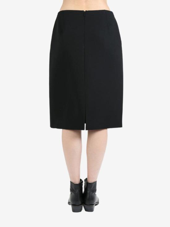  더로우 미디 스커트 8232 W3177BLK NEGRO - THE ROW