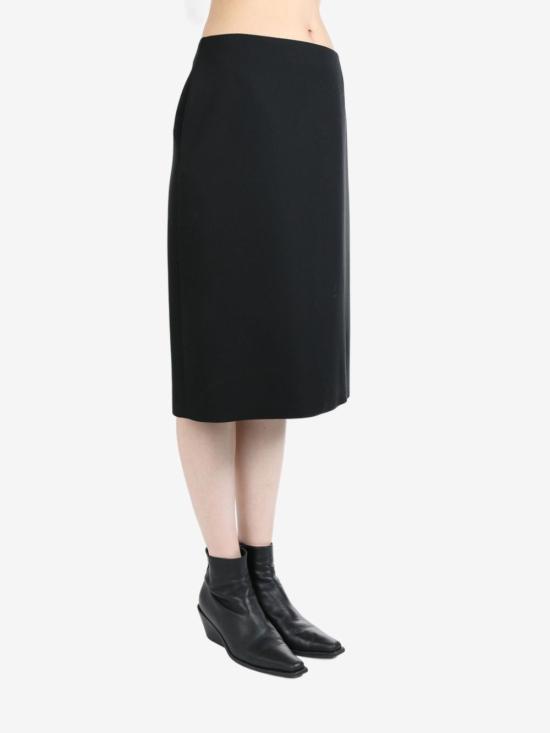  더로우 미디 스커트 8232 W3177BLK NEGRO - THE ROW