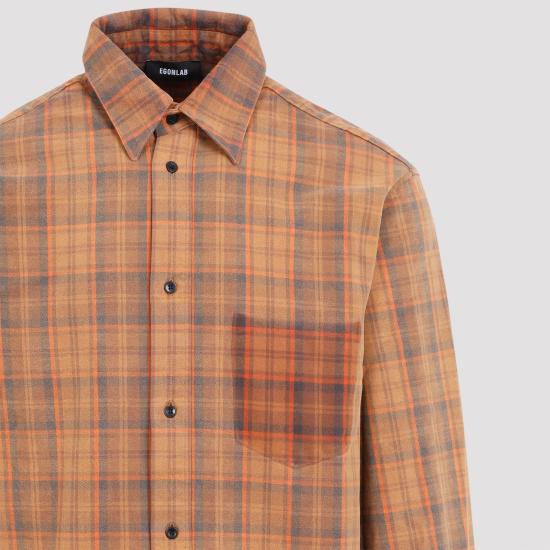 이곤랩 긴팔 셔츠 AW24SH003B ORANGE YELLOW ORANGE - EGONLAB
