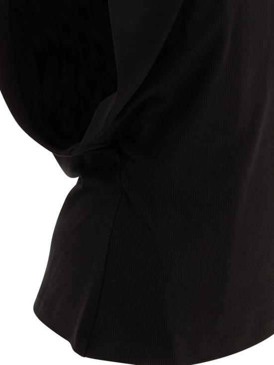  알렉산더 맥퀸 반팔 티셔츠 804191QLADW1000 BLACK - ALEXANDER MCQUEEN