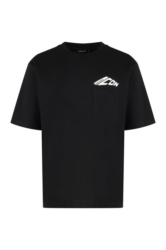  디스퀘어드2 반팔 티셔츠 S79GC0097D20033 900 black