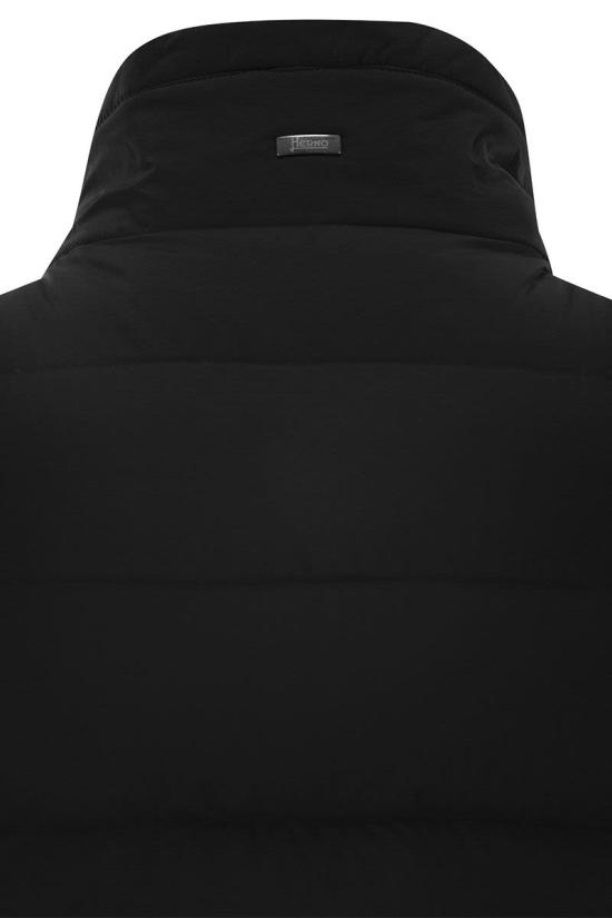 24FW 에르노 베스트 PI012ULE 9300 BLACK - HERNO