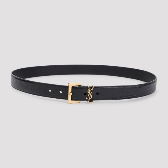  생로랑 모노그램 벨트 634440AAC8A 1000 BLACK - SAINT LAURENT