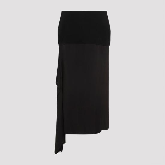  질샌더 롱 스커트 J02MA0233J20050 001 black - JIL SANDER