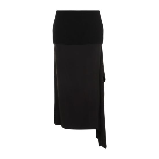  질샌더 롱 스커트 J02MA0233J20050 001 black