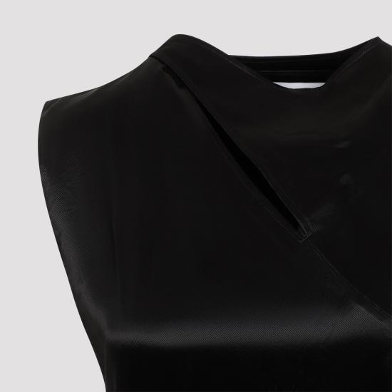 24FW 질샌더 롱 원피스 J03CT0442J65248 001 BLACK - JIL SANDER