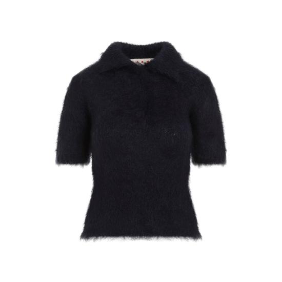  마르니 반팔 티셔츠 POMD0039E0UFU172 00B82 BLUE